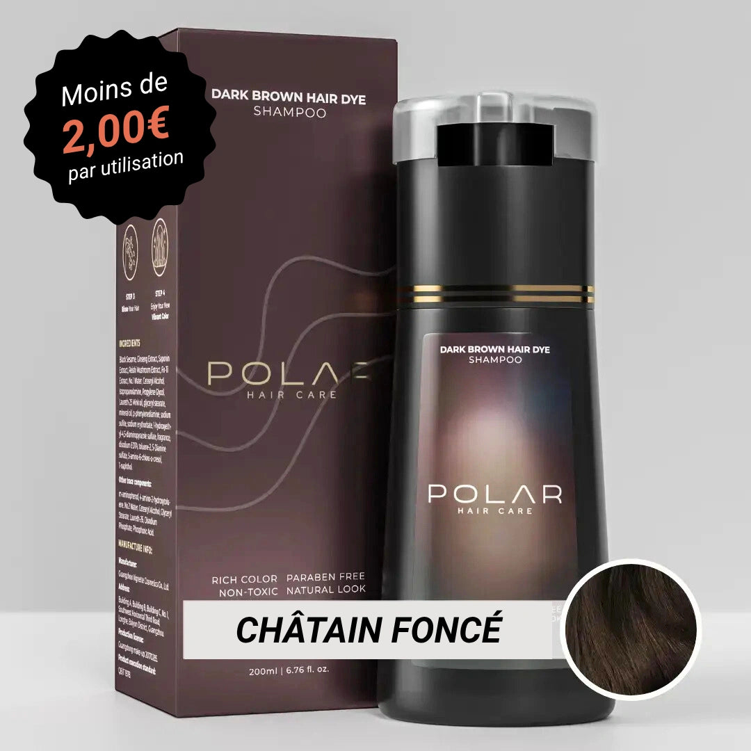 Shampoing Colorant Instantané - Sans gants. Sans dégâts.