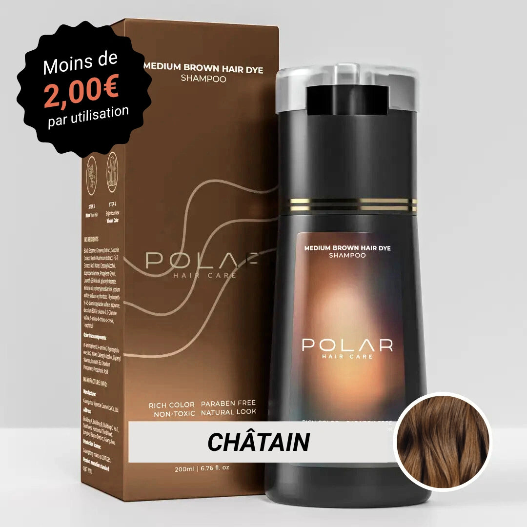 Shampoing Colorant Instantané - Sans gants. Sans dégâts.