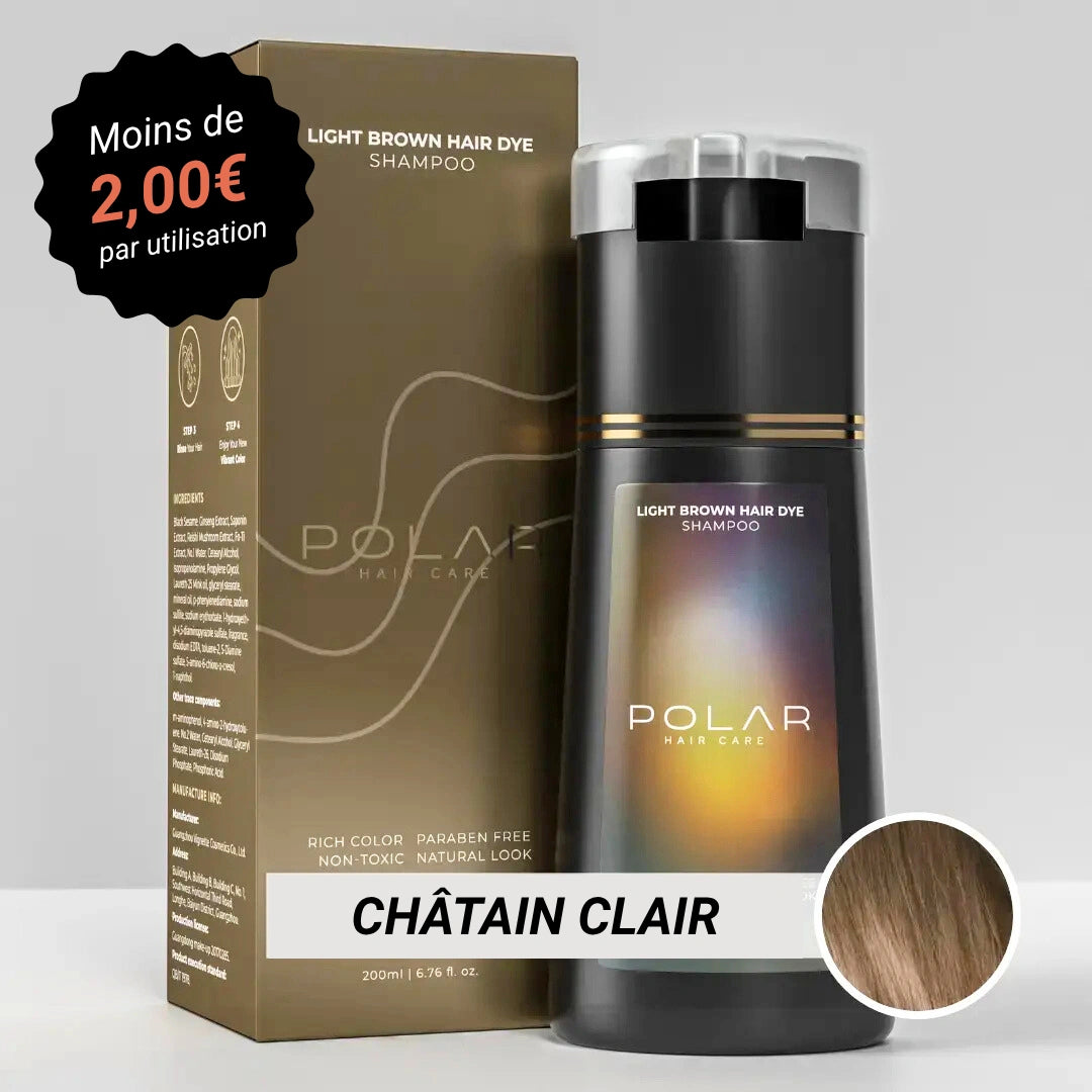 Shampoing Colorant Instantané - Sans gants. Sans dégâts.