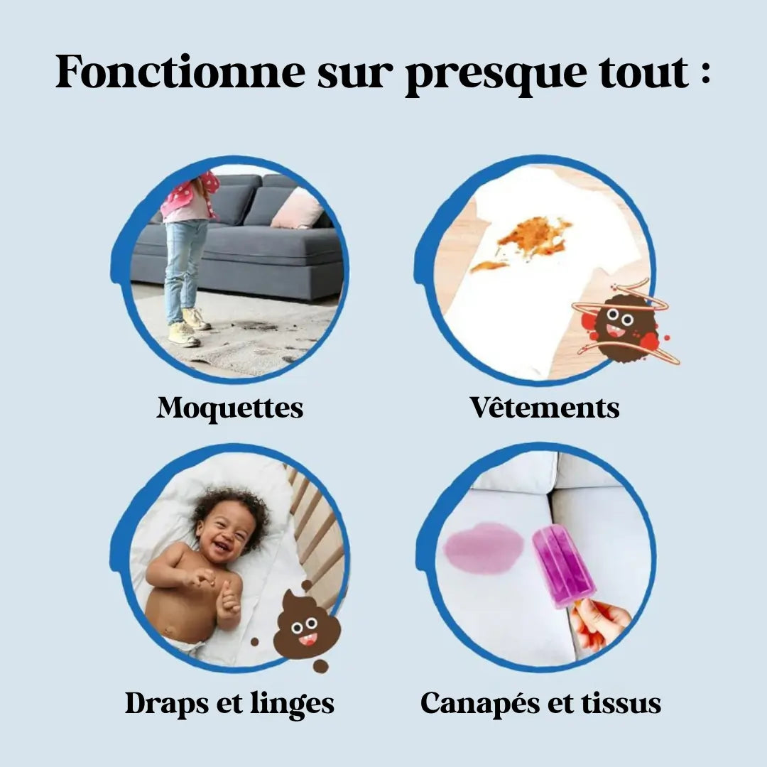 StainSnap' Détachant Express – Taches Tenaces (120 ml)