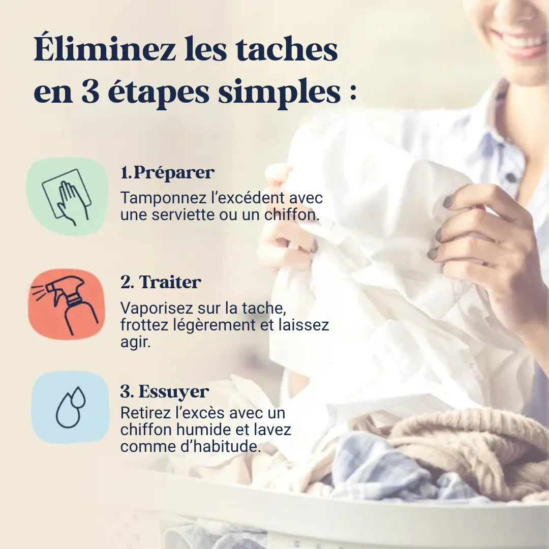 StainSnap' Détachant Express – Taches Tenaces (120 ml)