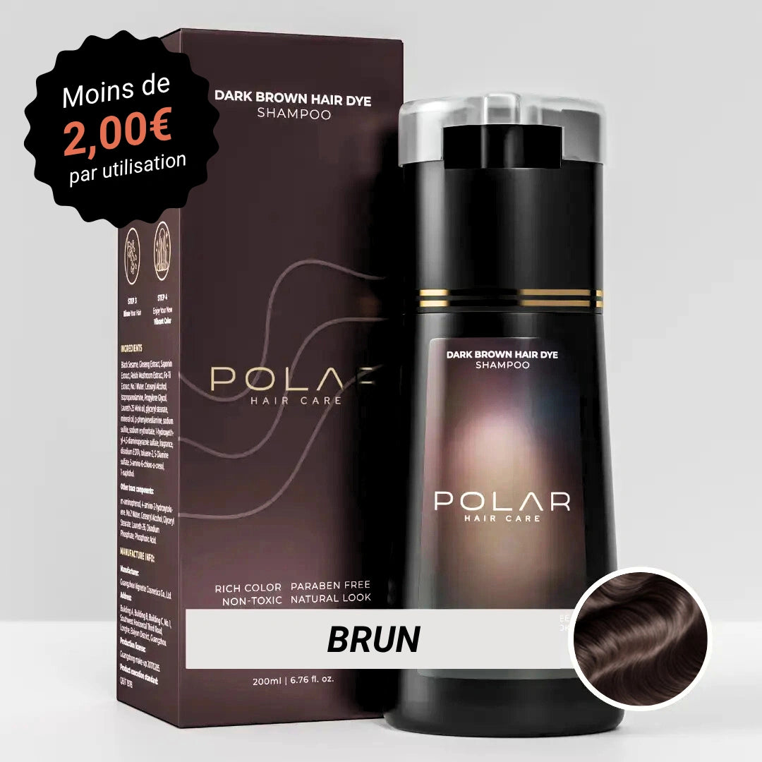 Shampoing Colorant Instantané - Sans gants. Sans dégâts.