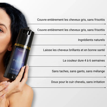 Shampoing Colorant Instantané - Sans gants. Sans dégâts.