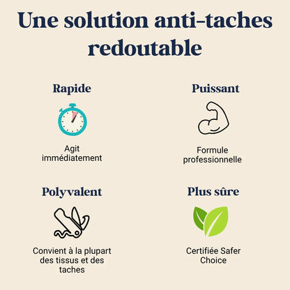 StainSnap' Détachant Express – Taches Tenaces (120 ml)